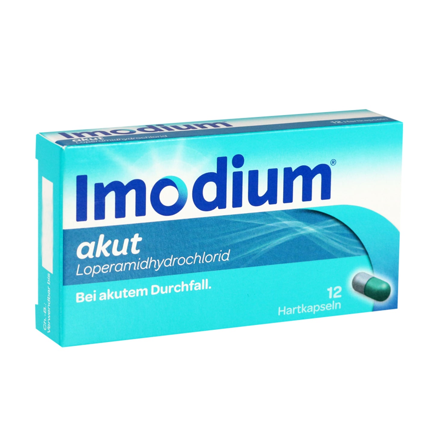 Imodium akut Hartkapseln Abbildung der Verpackung