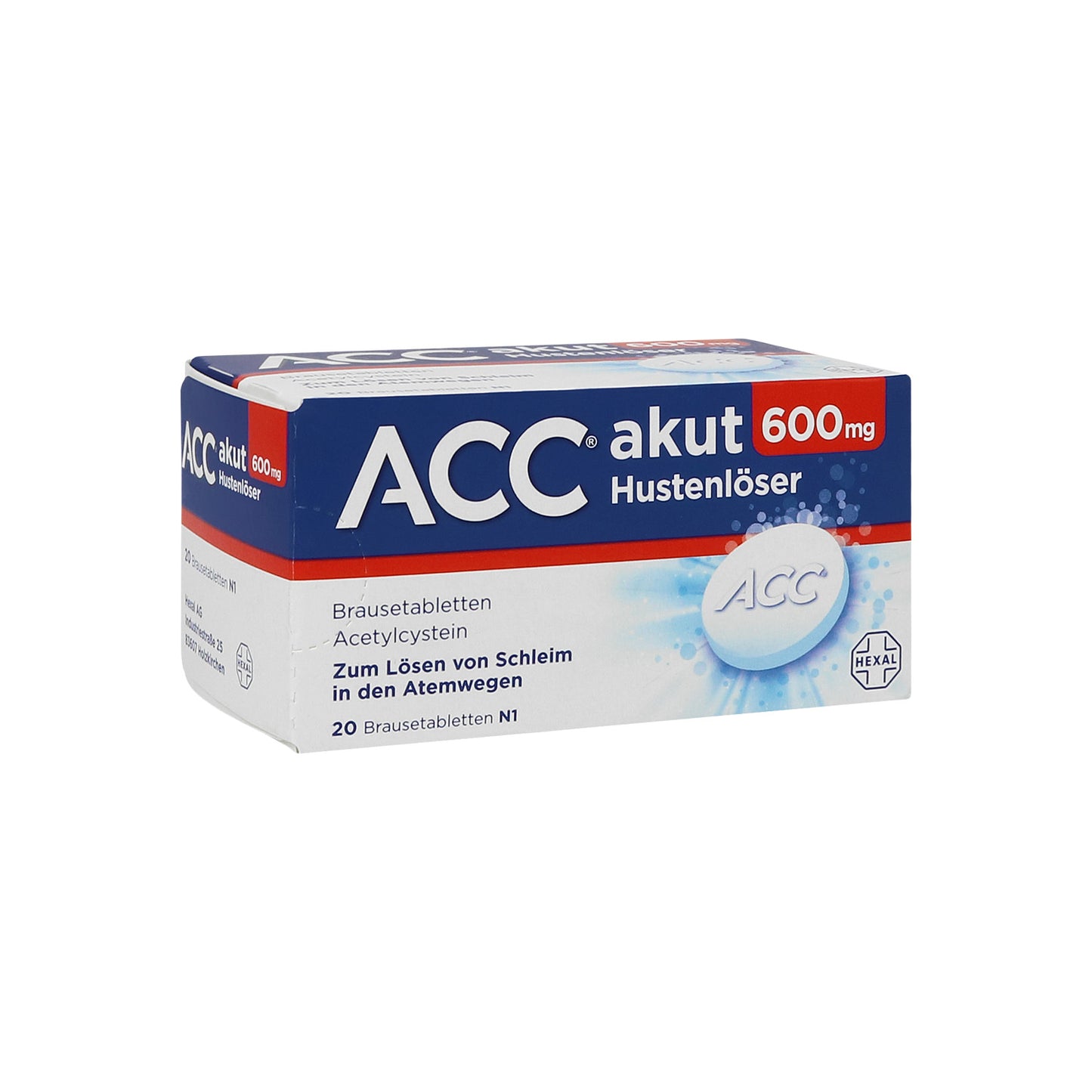 ACC® akut 600mg Hustenlöser 20 Brausetabletten
