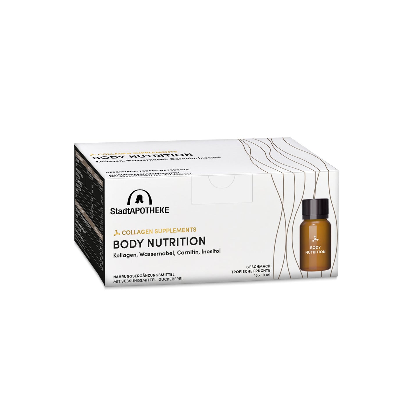 COLLAGEN SUPPLEMENTS BODY NUTRITION - 15 Fläschchen zu je 10ml