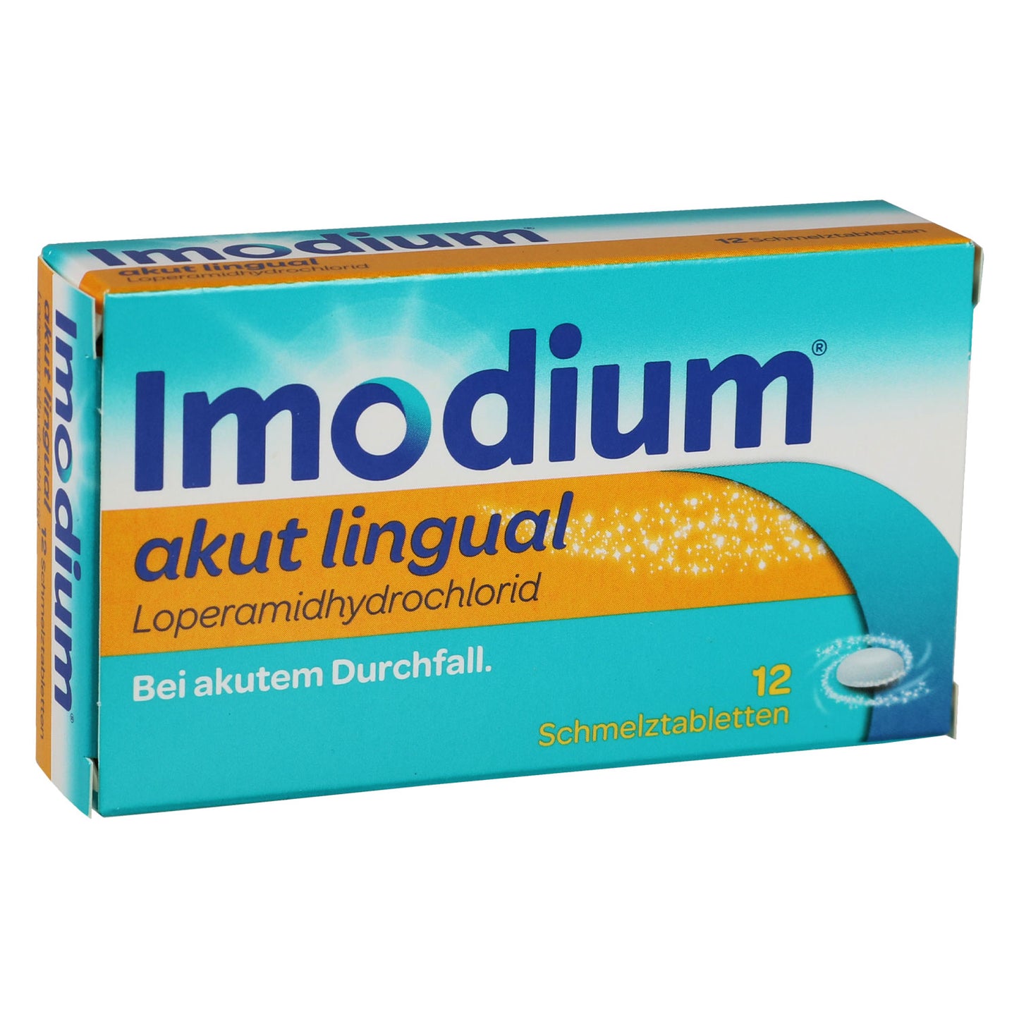 Imodium® akut lingual Loperamidhydrochlorid bei akutem Durchfall 12 Schmelztabletten