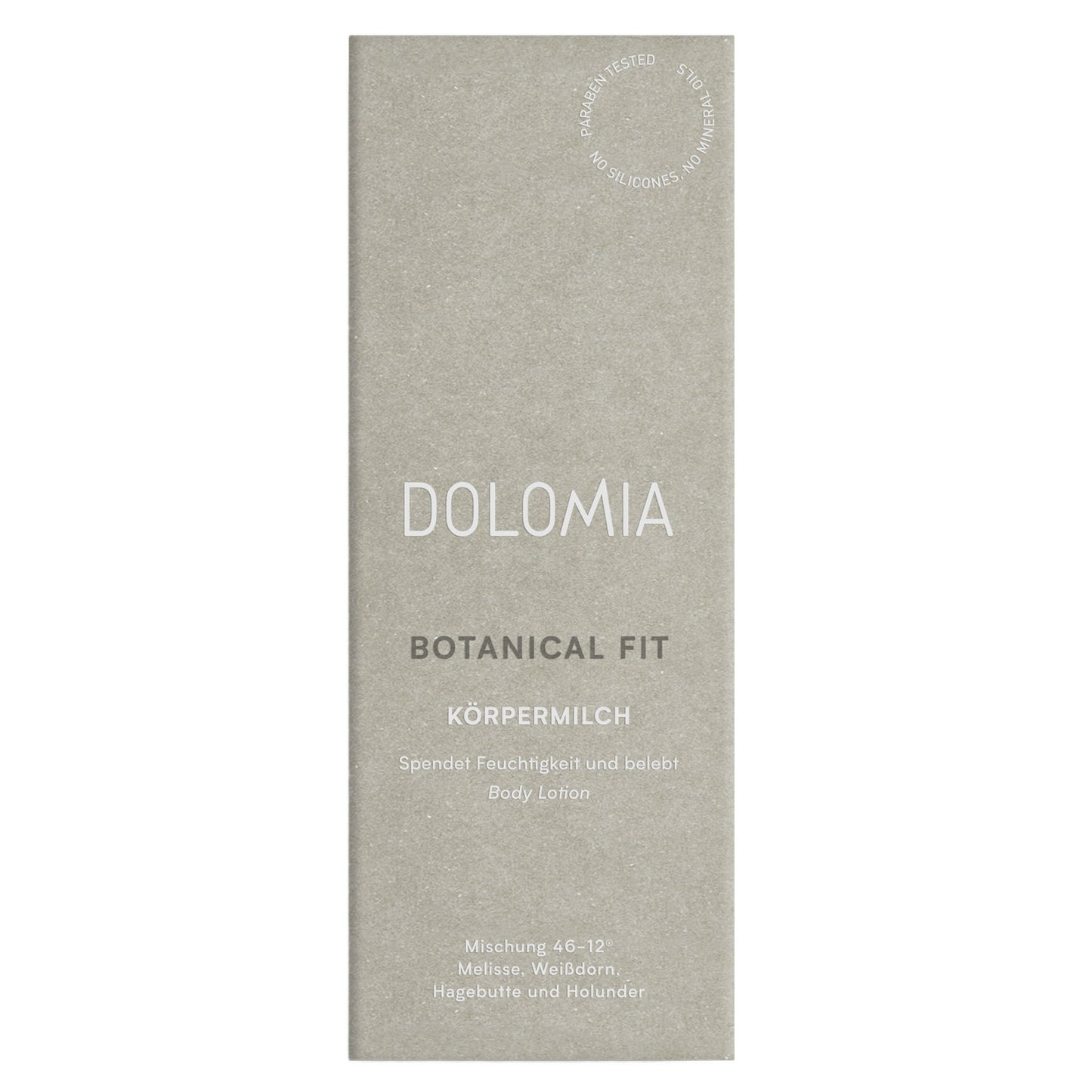 Verpackung Botanical Fit Körpermilch