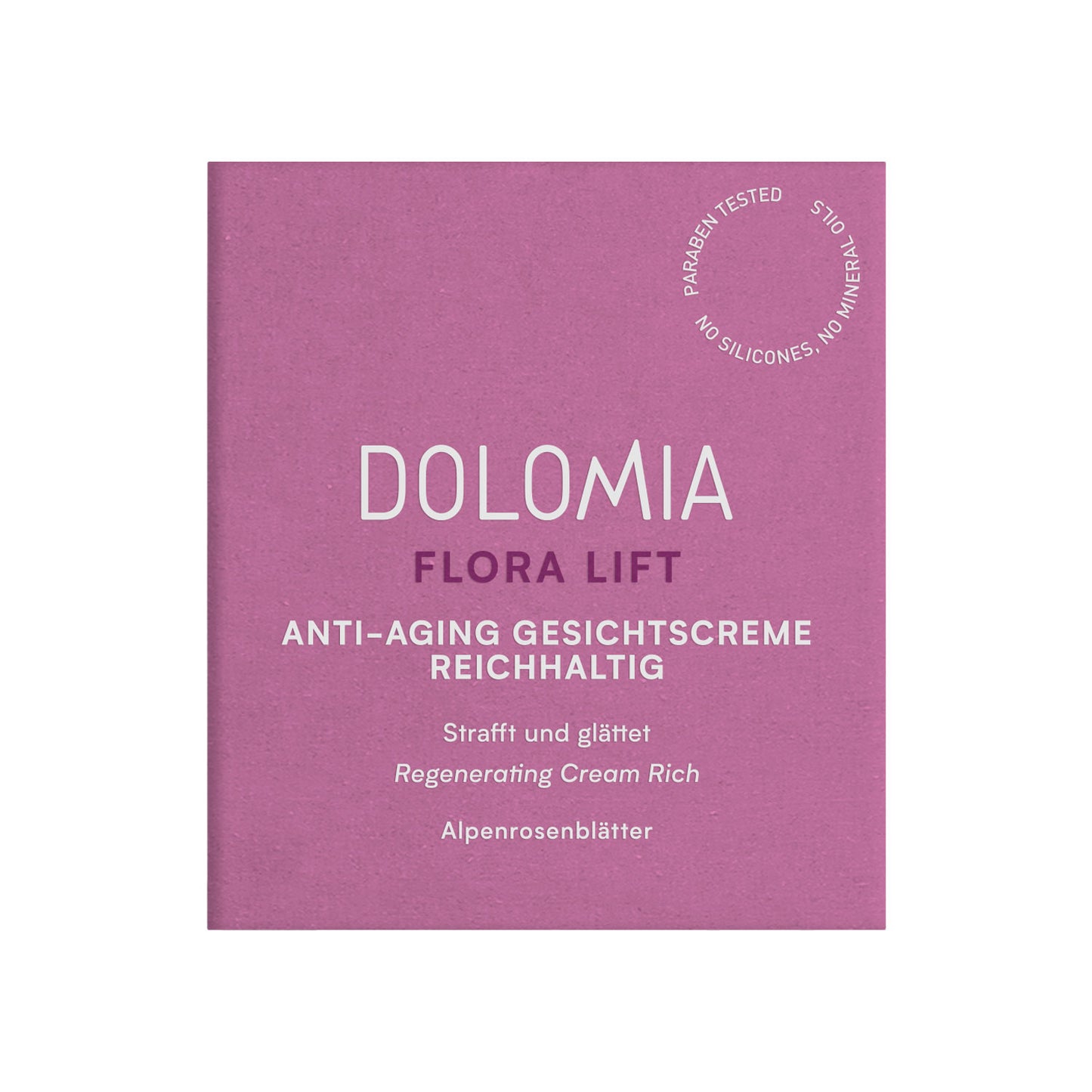 Verpackung Flora LIft Anti-Aging Reichhaltige Gesichtscreme
