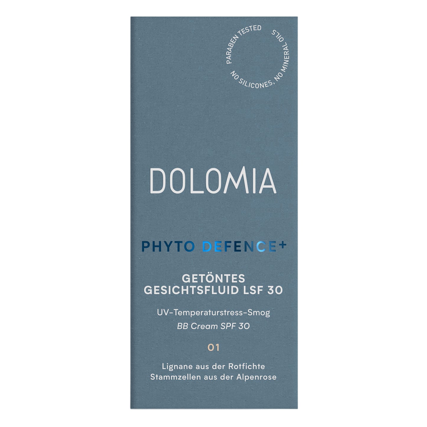Verpackung Phyto Defense+ getöntes Fluid 01 LSF 30