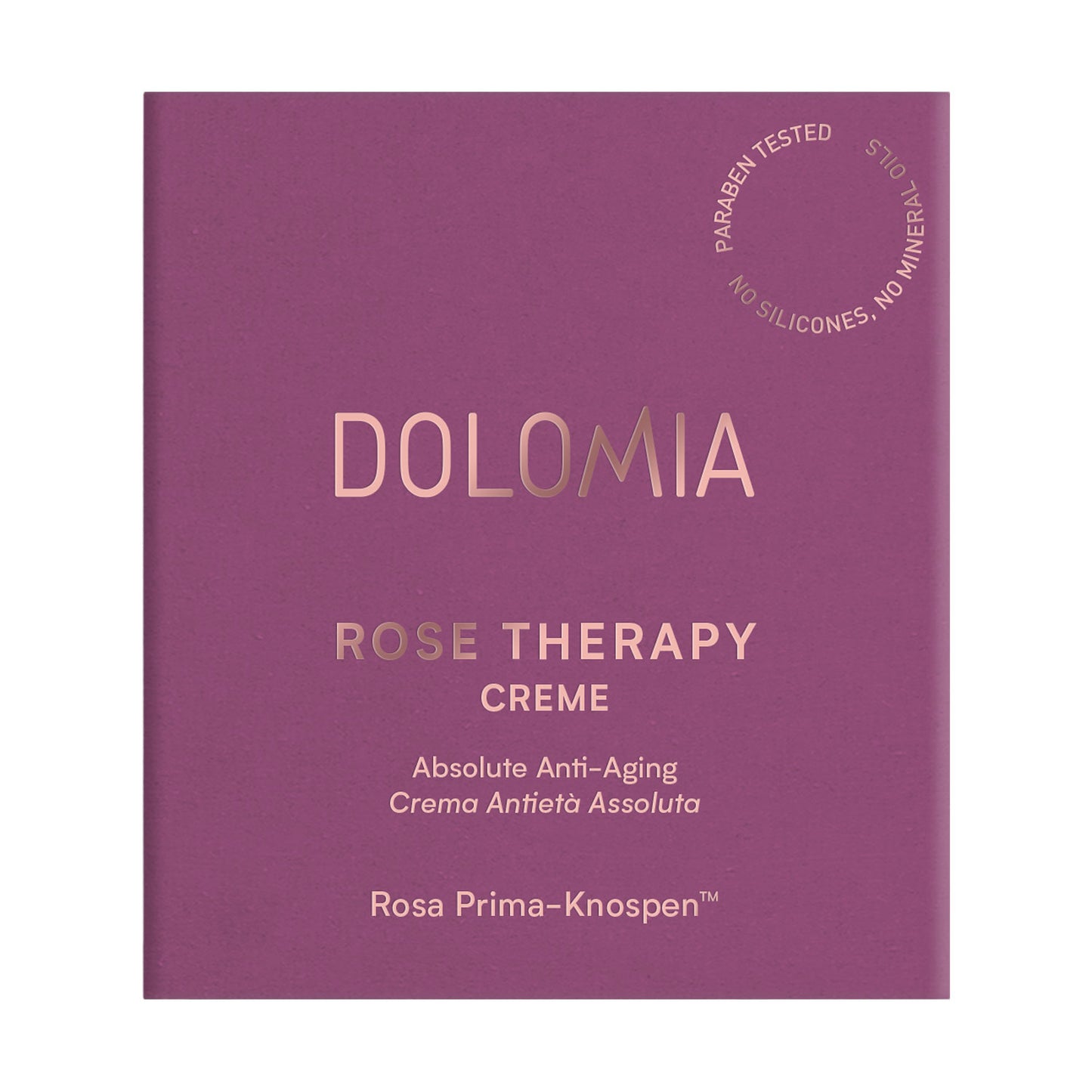 Verpackung Rose Therapy_Aboslute Anti-Aging Creme