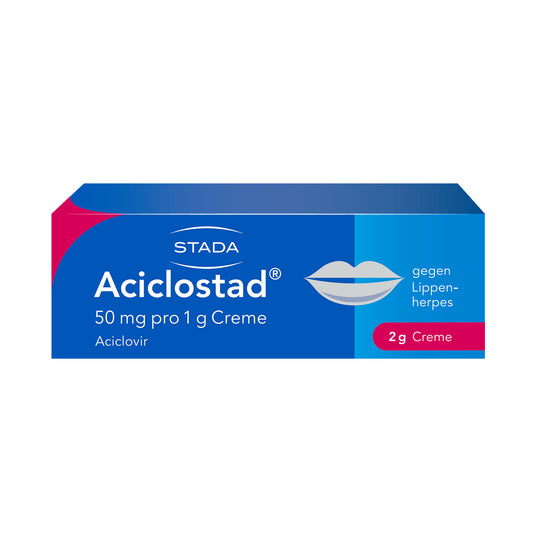 Aciclostad gegen Lippenherpes 2 g Creme