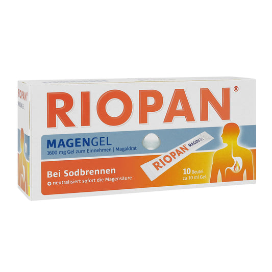 Riopan Magengel Beutel mit Gel Abbildung Verpackung