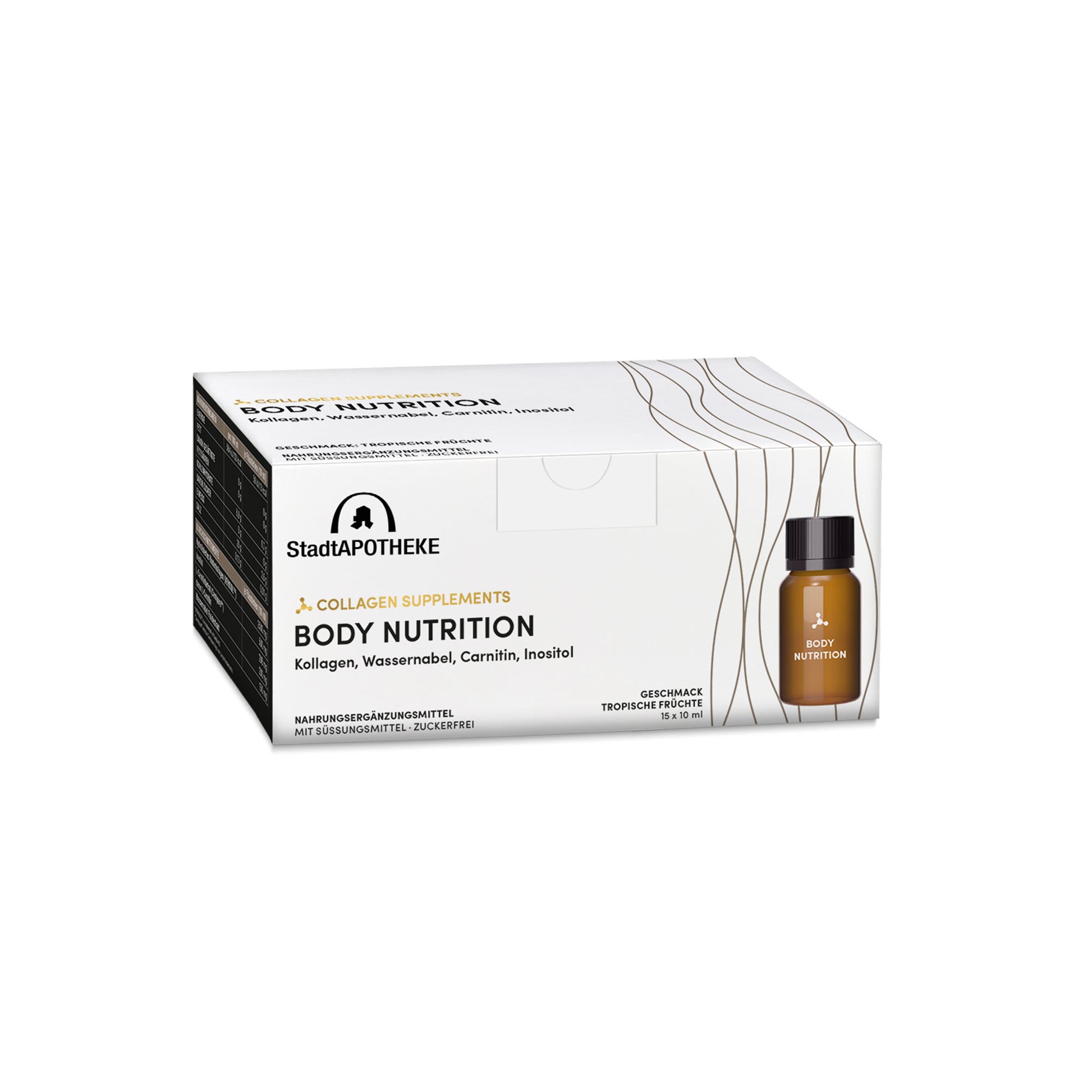 COLLAGEN SUPPLEMENTS BODY NUTRITION - 15 Fläschchen zu je 10ml