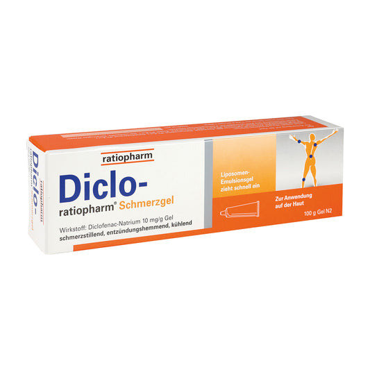 Abbildung Verpackung Diclo-ratiopharm Schmerzgel 100g