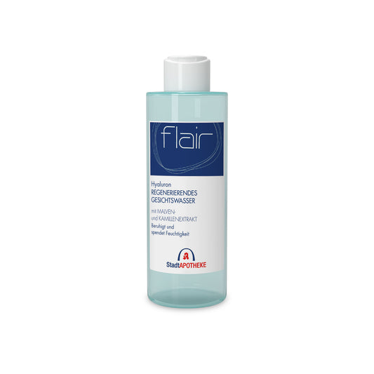 Flair Hyalouron Regenerierendes Gesichtswasser Abbildung Flasche