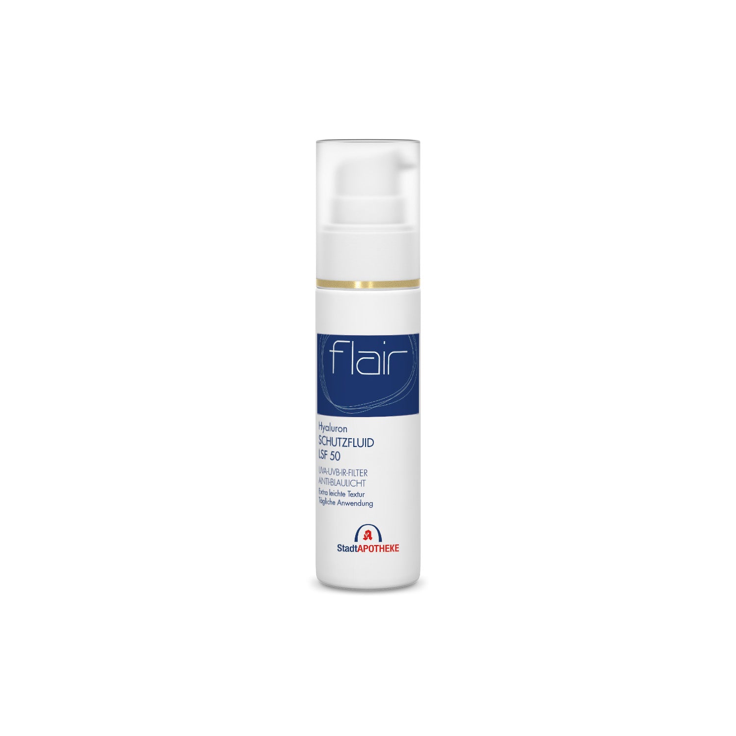 Hyaluron Schutzfluid LSF50 in Pumpflakon