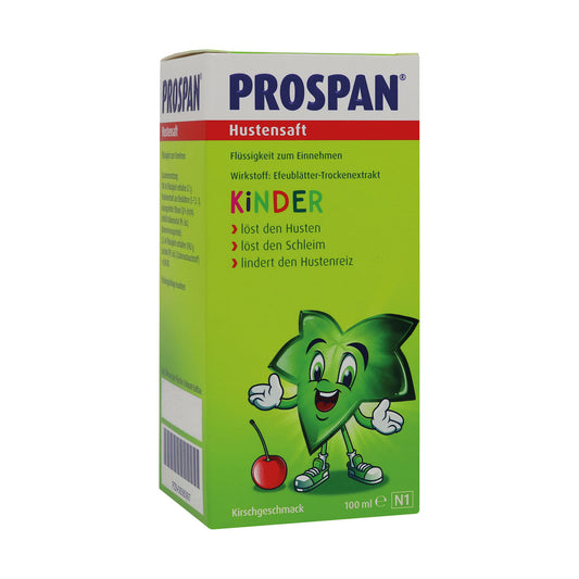 Abbildung Verpackung Prospan Hustensaft Kinder