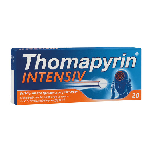Abbildung Verpackung Thomapyrin Intensiv 20 Tabletten
