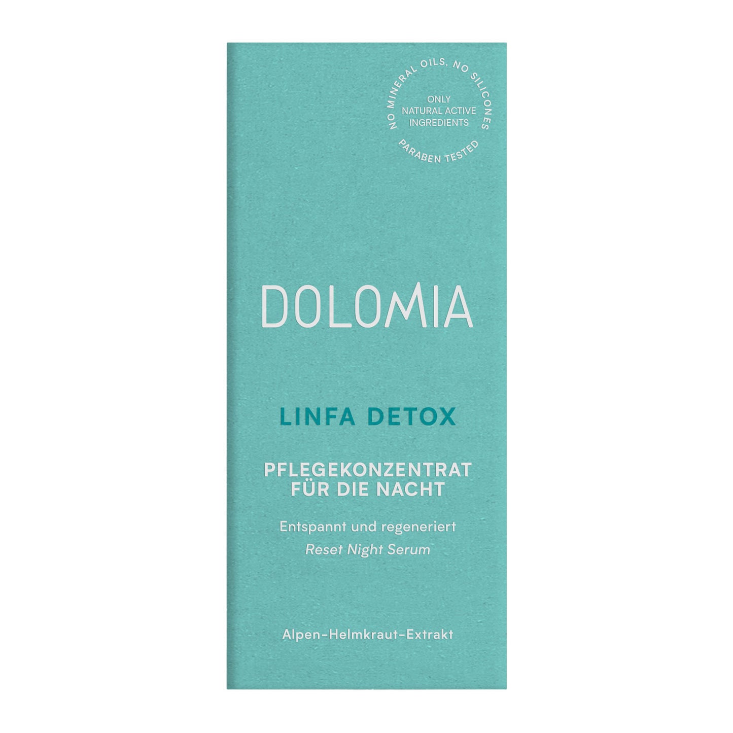 Verpackung Linfa Detox Pflegekonzentrat fuer die Nacht