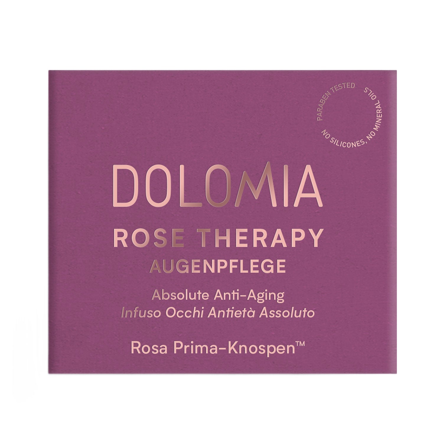 Verpackung Rose Therapy Absoulte Anti-Aging Augenpflege