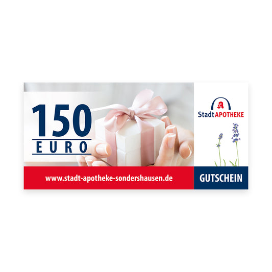 Foto Geschenkgutschein im Wert von 150 Euro