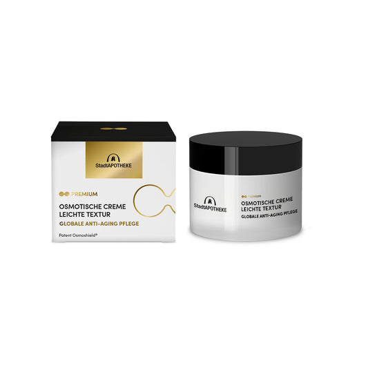 OSMOTISCHE CREME
GLOBALE ANTI-AGING PFLEGE
leichte Textur Creme